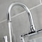 Kingston Brass Whitaker Industrial Style Bridge Bathroom Faucet W/ Pop-Up Drain, Chrm KS2171KL - alternate 5